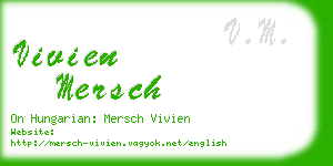 vivien mersch business card